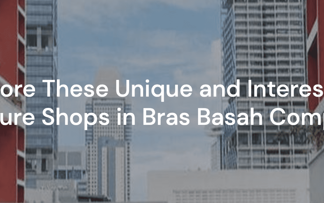 Explore These Unique and Interesting Culture Shops in Bras Basah Complex