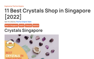 11 Best Crystals Shop in Singapore [2022]